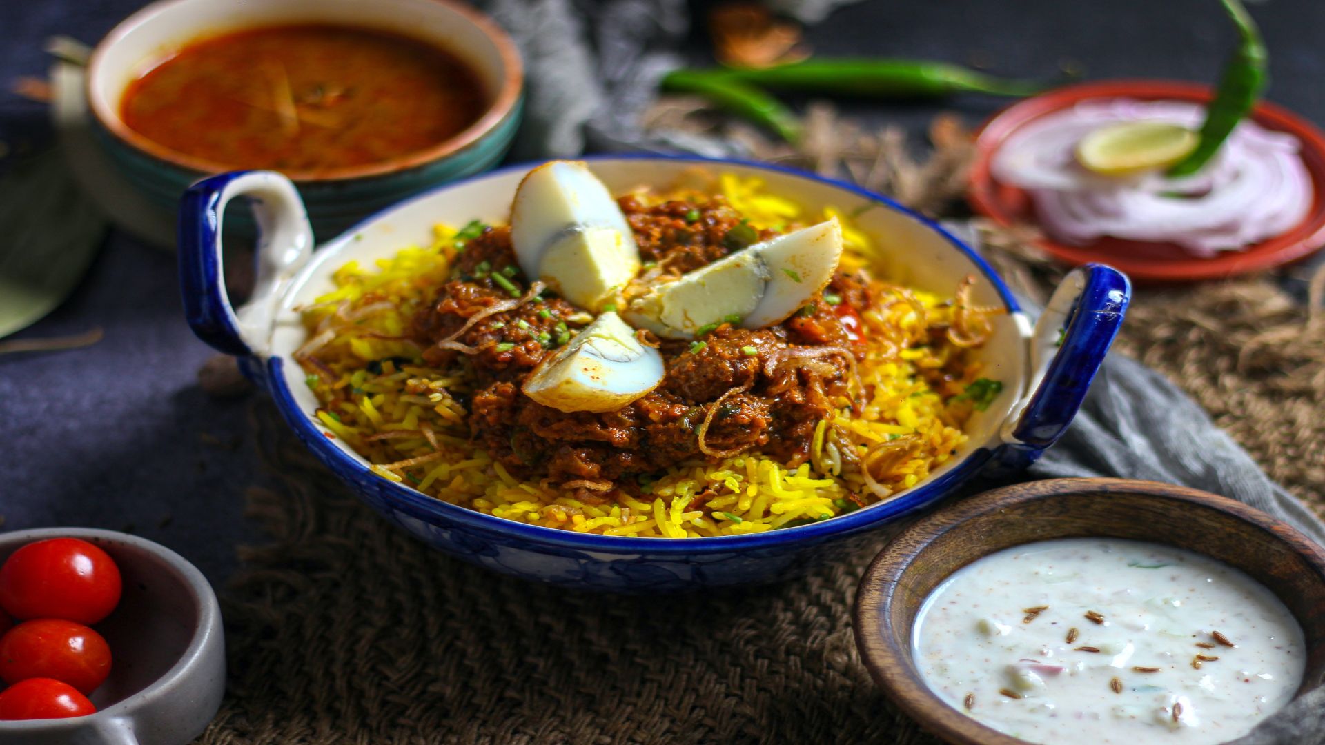 Traditional Khichuri hobe